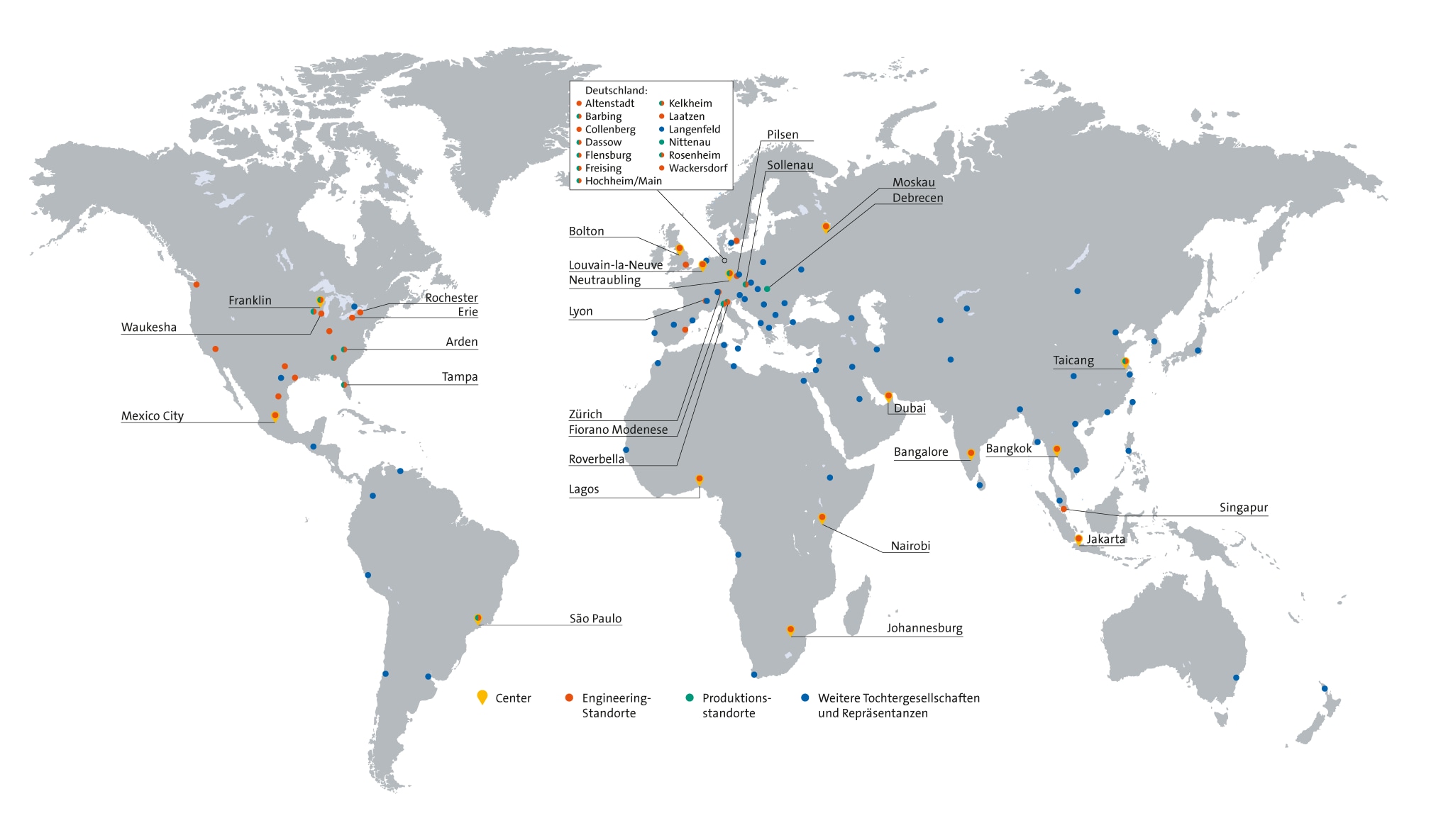 Krones Global Footprint