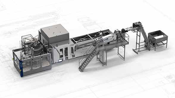 Contiform Bloc BF-C 适用于生产无气泡水的吹塑灌装组合机