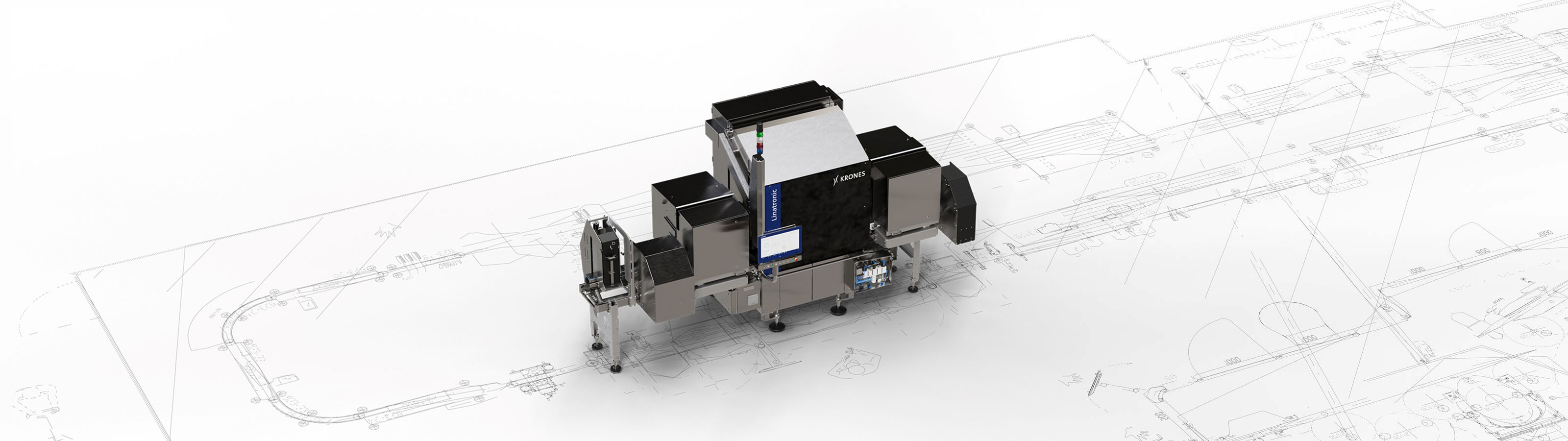 Inspeccionadora de botellas vacíoscon tecnología de Deep Learning Linatronic 735/AI