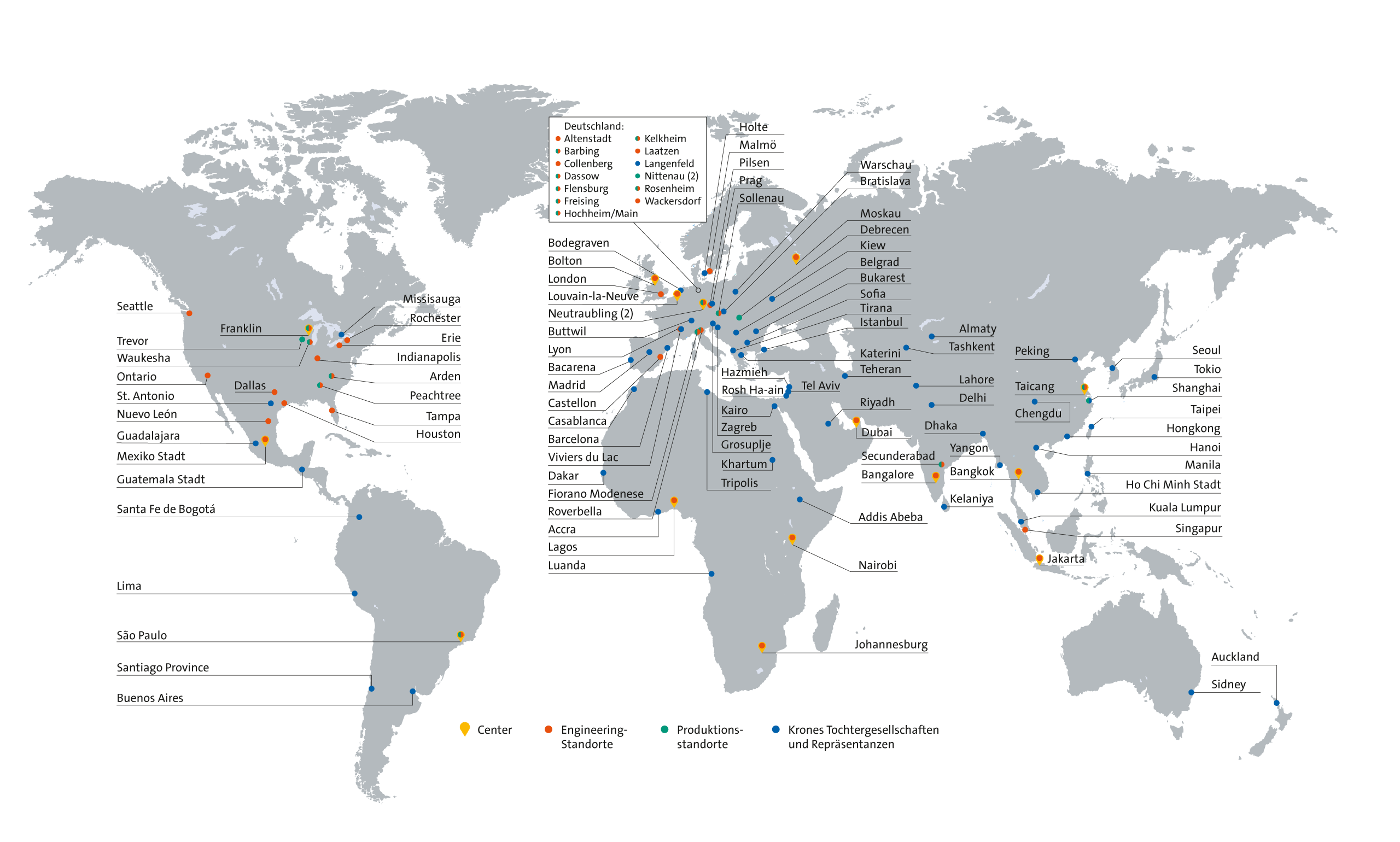 Krones Global Footprint