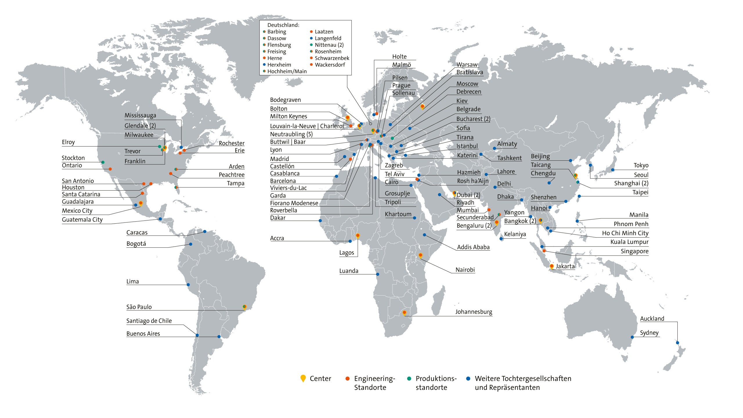 Krones Global Footprint