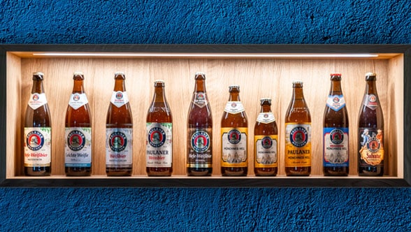 A lean and powerful line for Paulaner