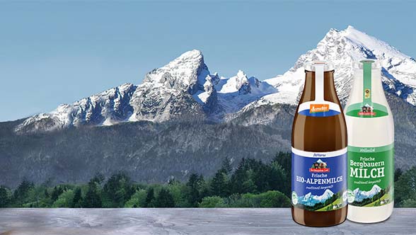 Berchtesgadener Land乳业公司投资克朗斯设备灌装回收玻璃瓶乳品