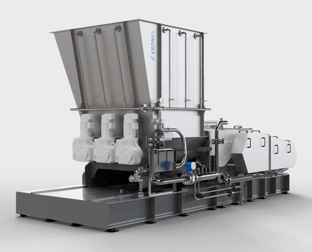 Single machines for plastics recycling