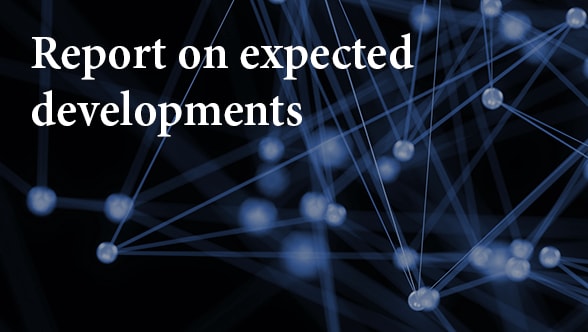 Report on expected developments